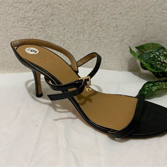 Tory Burch Penelope Pumps Heels Leather Slingback Sandals Shoes Size 9
